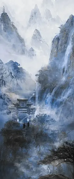 背景 壁纸 插画  古风  