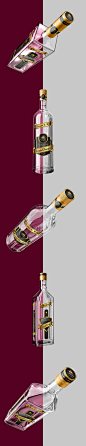 红酒包装智能贴图模板PSD样机素材效果展示图源文件 葡萄酒包装-淘宝网