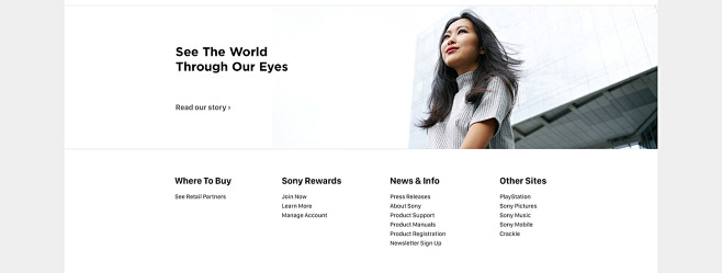 Sony Website Redesig...
