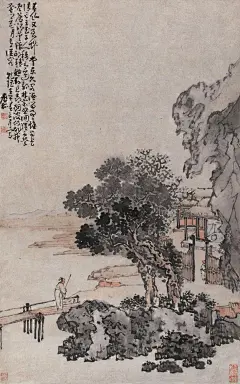 黄慎生于清康熙二十六年(1687年)五月五日(6月14日)，乾隆三十五年(1770年)84岁时尚在，卒年不详，幼丧父，以卖画为生，奉养母亲。初随上官周学画，后离家出游，曾多次在扬州卖画。方十八九岁，寄身萧寺，昼为画，夜无所得烛，从佛光明灯下读书。其艺既擅，出游豫章，历吴、越，康熙五十八年(一七一九)至扬州鬻画，人争客之。雍正五年(一七二七)以母垂老，不欲远离，乃奉居扬州，又三年乃返闽，郑燮赠以诗。乾隆三十三年(一七六八)年八十二，尚作花卉册。慎工草书，法怀素。画人物，多取神仙故事为题材，初学上官周，后用狂