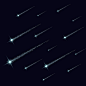 Magic light glow effect stars bursts with sparkles isolated on transparent background. light trace