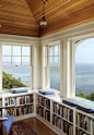My idea of luxury. The view, the space and plenty of books and yoga. <a class="pintag" href="/explore/yoga/" title="#yoga explore Pinterest">#yoga</a> <a class="pintag searchlink" data-query="%23