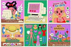 Lucia Pham认为每一幅插画都是一个小小的混乱和陌生的世界
“有时候，文字不能让我们产生视觉上的感受，但是插画可以。”
对许多人来说，通过创造性媒介表达自己的感受比通过文字更容易。插画家Lucia Pham当然也是如此。她的作品虽然色彩明亮大胆，但会根据自己的心情在不同主题之间摇摆。
“当我感到快乐时，我用欢快和明亮的颜色画可爱、甜蜜的东西。但当我感到疲倦、焦虑或悲伤时，我也会用一些奇怪、可怕的东西来表达。因为我一直想成为一种正能量的载体，实际上用传统的方式说出来或表现出来有点困难。所以我用插图来表