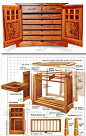 Wine Cabinet Plans - Furniture Plans and Projects  | WoodArchivist.com