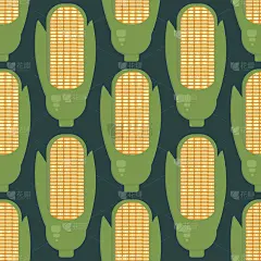 玉米穗平面无缝模式