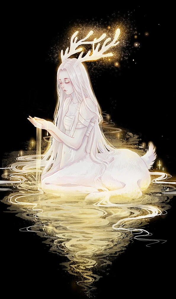 白鹿_涂鸦王国 原创绘画平台 www.poocg.com-花瓣网