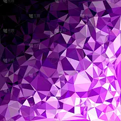 紫色多边形马赛克背景，创意设计模板