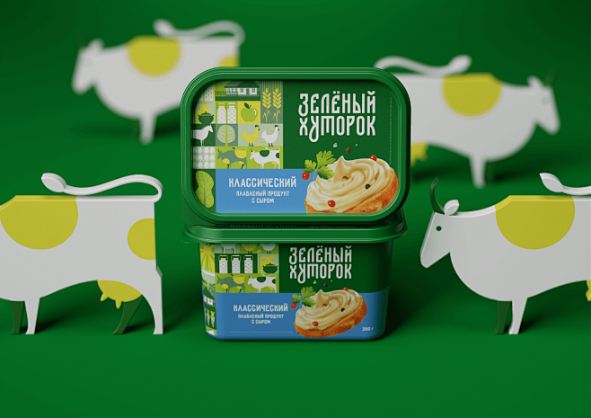 “来自农场牛奶”奶酪包装设计