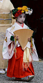 Young participant in the Zuiko Matsuri ~ Kyoto, Japan. October 4, 2013. Photography by Tamayura on Flickr