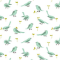 blue birds #pattern: 