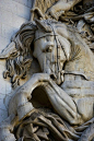 Detail on the Arch of Triumph ~ Paris ~ France