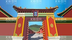 城市地标建筑插画手绘  - 源文件下载【酷图网】城市,地标,建筑,插画,手绘