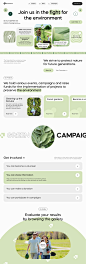 Green World Landing Page by Awsmd on Dribbble
