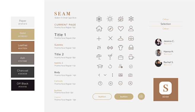 "SEAM" UI Case Study...