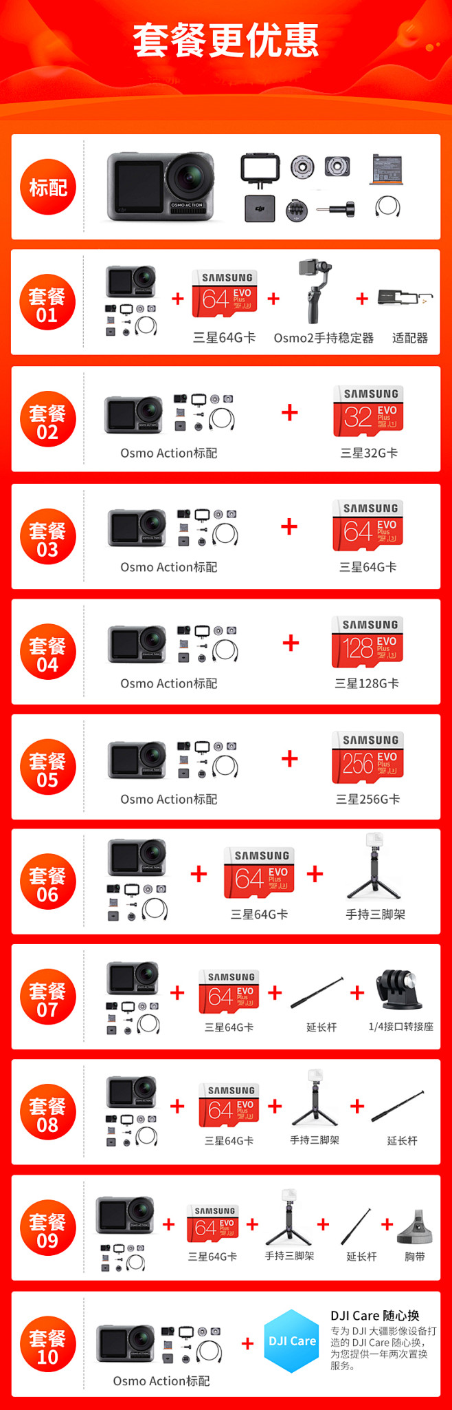 新品首发dji/大疆Osmo Actio...