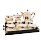 新古典欧式样板间装饰品 骨瓷咖啡杯具英式下午茶具套装组合-淘宝网