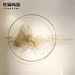 《天水一色》佐森中式玄关假山壁饰壁挂酒店铁艺术沙发电视背景墙面装饰品挂件-tmall.com天猫@北坤人素材