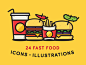 Fast Food Icons/Illustrations