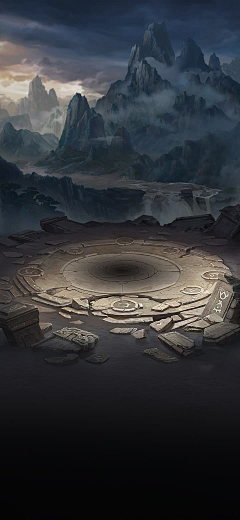 指舞笔尖采集到场景原画