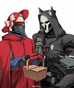 #R76# “可以，给我一个小蛋糕吗？”（小红帽76和大灰狼瑞破XD ​​​​