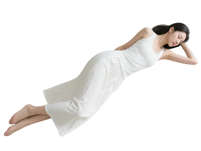 女性侧躺 闭眼睡觉-花瓣网