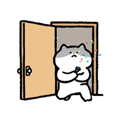 可爱灰色小猫表情包