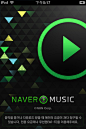 NAVER MUSIC App应用启动界面