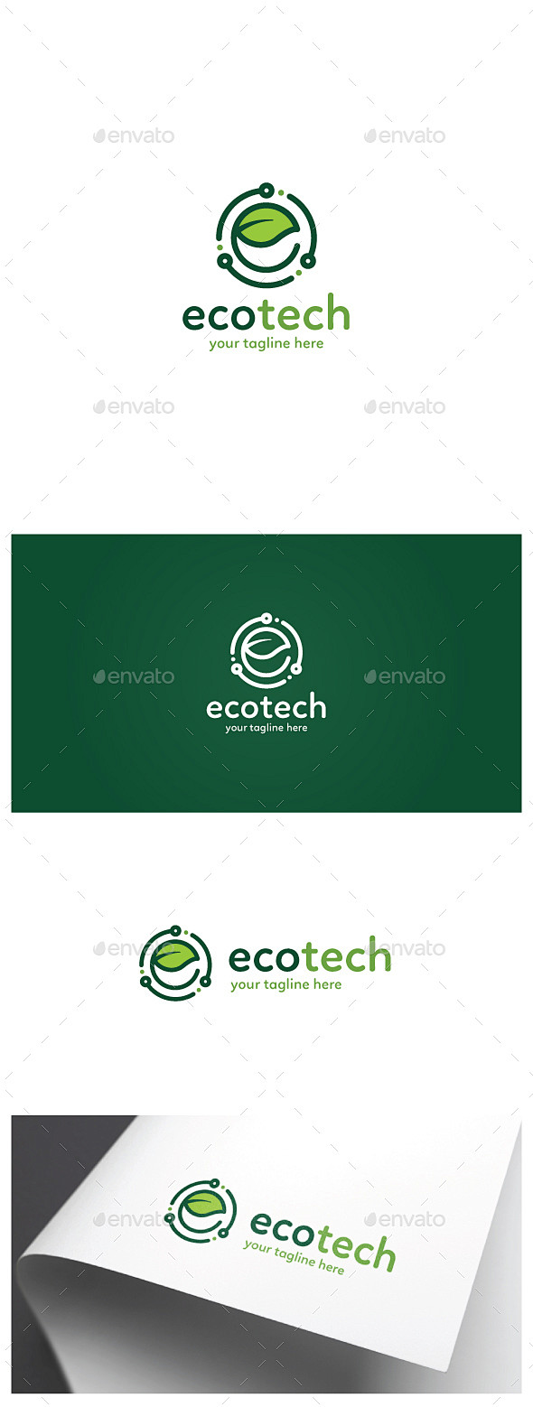 Eco Tech Logo - Natu...