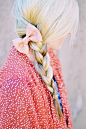 braid and bow. <3