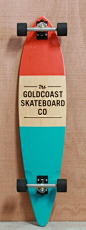 GoldCoast 44" Standard Orange Longboard   