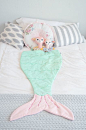whimsical tails mermaid tail blanket