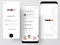 Medico V2 surja sen das raj health health care health app dribbble best shot dribbble app design agency app design icon ui web ios guide app design ofspace agency ofspace branding agency brand identity brann branding design branding medical medical logo m