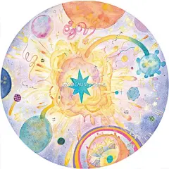 《Blooming》
55x55cm、55x72com
纸本水彩、综合材料
2018年

在创作这系列的期间，我最爱的亲人不幸离世，让我对待生命这个词有了新的感悟。它既是脆弱又是强大，既是渺小又是伟大，既带来欢欣又怀有悲伤和遗憾。从微观到宏观，用我的视角来创造一个生机勃勃的世界，生命盛开在最繁茂的时刻。 ​​​​...展开全文c