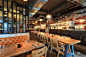 欧美日式工业复古风格主题餐饮餐厅空间设计 时尚咖啡馆门头图片-淘宝网