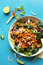 Thai Carrot Salad with Curried Cashews