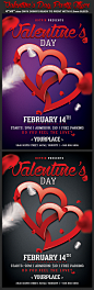 Valentines Day Party Flyer Template : Valentines Day Party Flyer Template is very modern psd flyer that will give the perfect promotion for your upcoming special event or nightclub party! All Elements are in separate layers and text is fully editable!1 PS