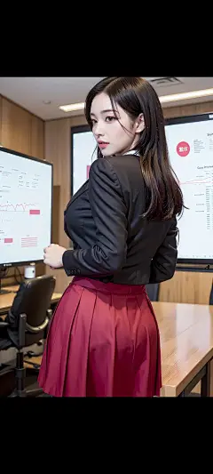 AI超清职场美女#ai绘画...@画图小能手03的动态