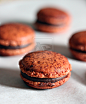 Nutella Macaroons by munchinees