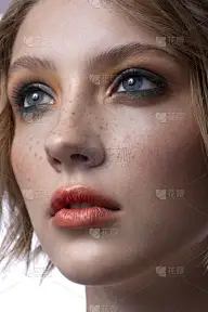 少女,自然美,注视镜头,高对比度,华贵,肖像,一个人,嘴唇,头发,儿童