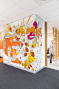 Commonwealth Bank HQ Offices , Meeting Box with Graphic Walls.: 