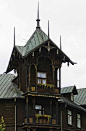 Witoldówka Hotel (a great example of Polish wooden architecture of the mountaineers) Krynica Zdrój, Poland