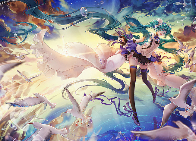 VOCALOID 初音未来 同人图 插画...