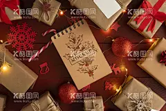 圣诞节   - 源文件下载【酷图网】圣诞节,氛围,彩灯,礼物,贺卡,明信片,展示,样机,