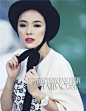 章子怡登《时尚Cosmopolitan》杂志2014年21周年特刊封面，解读“国际章”的N个表情