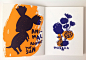 A Book of Legs, Tails and Horns : Two-color silkscreen book. 4" x 5", edition of 20.