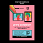 Graphics poster template Free Psd