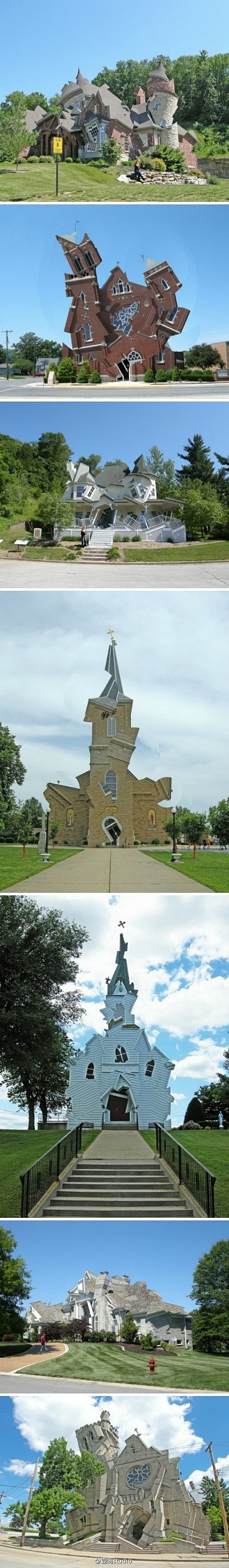 [【艺术创意】奇形怪状的教堂] 你见过吗...