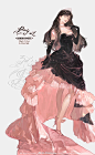 姜莫安生日服设先行版... - @-Flamma-的微博 - 微博