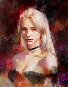 高颜值的素描、色彩作品，美到惊艳！_李旺杰 : Wangjie Li 华裔美国概念艺术家，插画家。 他曾参与过多个电影项目、绘画电影海报。 李旺杰的色彩作品欣…