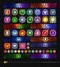  Game Ability Icon UI Elements